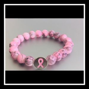 Breast Cancer Awareness Handmade Bracelet